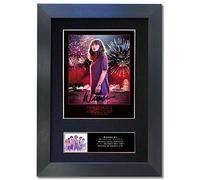 #835 Winona Ryder Stranger Things Signed Autograph Mounted Photo Reproduction PRINT A4 Rare Perfect Birthday (297 x 210mm) (Black Frame)