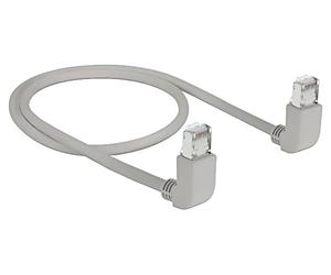 83510 Patch cord SF/UTP cat: 5e Cu 0.5m LSZH grey 26AWG halogen-free DELOCK