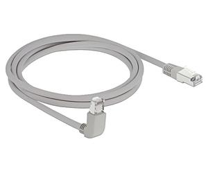 83516 patch cord SF/UTP cat: 5e Cu 2m LSZH gray 26AWG halogen-free DELOCK