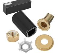 835257Q1 Flo-Torq II Hub Kit Replacement for Mercury Mariner 60-300HP，for Mercruiser Alpha Bravo One Drives Outboard Boat Prop Motos Engine Propeller 15 Spline