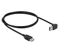 DeLOCK USB Charging Cable USB 2.0 USB-A Male, USB-A Female 1.00 m Black Reversible Connector