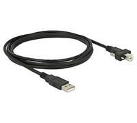 83595 Cable USB 2.0 USB A Male, USB B Male Gold Plated 2m DELOCK