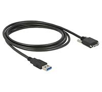 83599 cable USB A male, micro USB B male 3 meters black 5 Gbps DELOCK