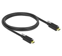83719 cable USB C male, both sides 1m black 24AWG, 30AWG DELOCK