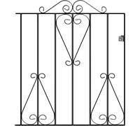 (838mm Gap X 914mm High) Classic Scroll Metal Garden Gate 914mm High