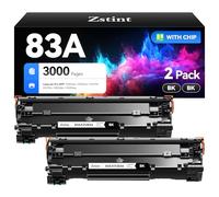 83A Black Toner Cartridge 2-Pack Replacement for HP 83A CF283AD CF283A Compatible HP Laserjet Pro MFP M125a M125rnw M125nw M127fn M127fp M127fw M225dn M225dw M201dw M201n M125 M127 M225 M201 Printer