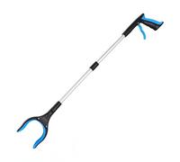 83cm Grabber Reacher Tool, Grabbers for Elderly, Mobility Aid Reaching Assist Tool, Lightweight Extra Long Handy Trash Claw Grabber for Trash Pick Up, Nabber, Litter Picker, Arm Extension (Blue)