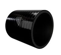83mm 3 1/4" ID Silicone Straight Hose Joiner Coupler 200mm Length Black