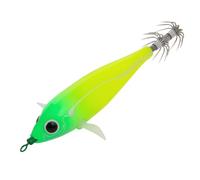 83mm Luminous Squid Fishing Lure Fish Shaped for Night Fishing | Double Hook Squid Hook Realistic Cuttlefish Attracting Lure for Squid Freshwater