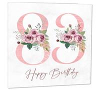 83rd Birthday Card for Women - Floral 83rd Birthday Cards for 83 year old woman Eighty Three, Eighty Third Ladies Nan Grandma Mum Aunt Sister Mom Friend