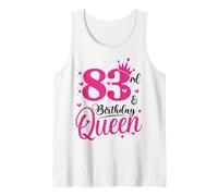 83rd Birthday Queen, 83rd Birthday Women 83 Years Old Bday Tank Top