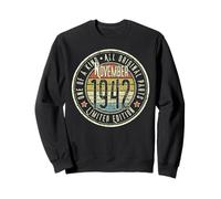 83rd Birthday Vintage November 1942 Retro Limited Edition Sweatshirt