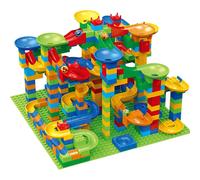 84-504PCS Marble Race Run Blocks Maze Ball Track Toy Compatible city Building Blocks Funnel Slide Blocks Toys DIY Bricks Toys B-366-PCS