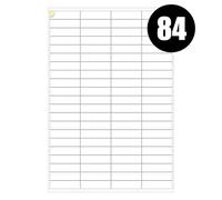 84 Address Labels Per A4 Sheet, 50 Sheets Label, Self Adhesive Mailing Printer Shipping Label for Inkjet and Laser Printers, Printable Sticky Sheet Sticker [JAM Free]