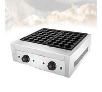 84 Holes Mini Pancake Maker Machine,Commercial Electric Takoyaki Maker-Poffertjes Machine,28pcs Rapid Heating Stainless Steel Easy to Clean Portable Catering Grill(56)