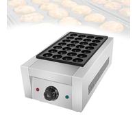 84 Holes Mini Pancake Maker Machine, Poffertjes Machine-Commercial Electric Takoyaki Maker-Fast Heating Easy to Clean Stainless Steel Griddle for Professional Bakeries(24)