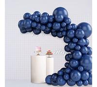 84 Navy Blue Balloons - 5/12/18inch Blue Balloon Garland Arch Kit for Baby Shower Gender Reveal Birthday Party