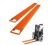 84" Pallet Forklift Extensions (1 Pair), Heavy-Duty 4.5" Wide Steel Fork Extension, Compatible with Forklifts Lift Truck Loaders, Orange