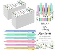 84 Pcs Inspirational Gifts Bulk Include Motivational Ballpoint Pens with Thank You Gift Boxes Thank You Pens for Coworkers Bulk Appreciation Gifts for Employee Colleagues Volunteer Teacher Nurse