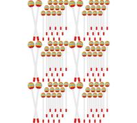84 Pcs Lollipop Drum Mallet Sticks Round Rainbow Hammer Percussion Sticks Plastic Drumsticks for Kids Child Mallet
