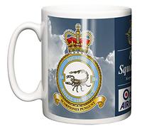 84 Squadron Ceramic Mug, Royal Air Force Crest Motto, RAF Akrotiri Base Station in Cyprus