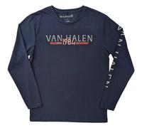 84 Tour Long-Sleeved T-Shirt Van Halen Navy M