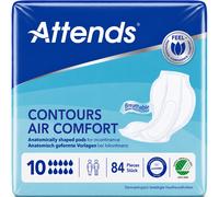 Attends Contours Air Comfort 10 Pads (4 Packs of 21)