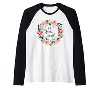 84 Years Loved Women Men 84 Years Old 84th Birthday Raglan Baseball Tee