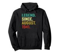 84 Years Old Awesome Since August 1941 84th Birthday Gifts Pullover Hoodie
