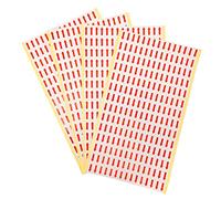840 Pieces 20x10mm Arrow Shape Code Stickers Removable Self-Adhesive Sticky Labels