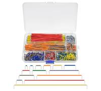 840 Pieces of Bread Wire, Electrical Auxiliary Materials, Multi-Color Tie Rope, Electronic Product Accessories, Line Test Accessories.