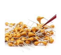 840Pcs Ceramic Capacitor Kit 10pF-10uF Monolithic Ceramic Capacitor Assortment Kit 24Values x 35Pcs 10pF 20pF 22pF 30pF EKFBQBGW