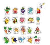 840PCS Punny Teacher Sticker for Student, Must Have Essentials for Teachers Elementary, Positive Encouragement Stickers Home School Supplies