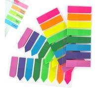 840Pcs Sticky Tabs, 8 Colour Page Markers tabs, Post it tabs, for Books, Files and Study, Safety and Mini Sticky Tabs