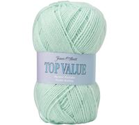 (8413 (Mint Green)) James Brett Top Value DK Acrylic Knitting Yarn 100g