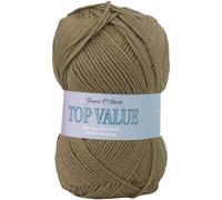 (842 (Dark Taupe)) James Brett Top Value DK Acrylic Knitting Yarn 100g