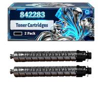 842283 842284 842285 842286 Toner Cartridges Compatible for Ricoh IM C4500 IM C5500 IM C6000 Printers, With Chip Large Capacity 43000 Pages (2 Pack Black)