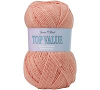 (8424 (Salmon Pink)) James Brett Top Value DK Acrylic Knitting Yarn 100g