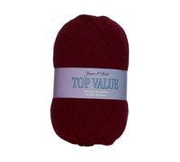 (8425 (Wine)) James Brett Top Value DK Acrylic Knitting Yarn 100g