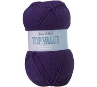 (8432 (Violet)) James Brett Top Value DK Acrylic Knitting Yarn 100g