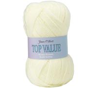 (844 (Cream)) James Brett Top Value DK Acrylic Knitting Yarn 100g