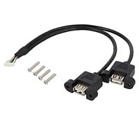 84839 cable USB 2.0 gold-plated 0.25 m black 28 AWG Ø conductivity: 4 mm DELOCK