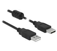 84893 USB 2.0 cable, USB A plug on both ends, 5m, black, 480Mbps, DELOCK