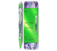 Caran D`Ache Ballpoint Pen 849 Germanier Green Fluo In Metal Box NEW