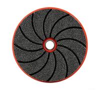 84mm Grinding Disc for m10 Thread Silicon Carbide For Metal for tile | Silicon Carbide & Resin, 50-200 Grit, Cooling Gaps, Max 13600r/min, Stone Cement Metal Polishing(Grit 100)