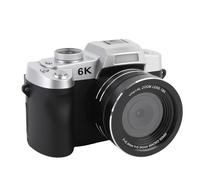 84MP 6K Digital Camera with 18X Optical Zoom, 3" 180° Flip Screen, WiFi Vlog Camera for YouTube, Autofocus Webcam with Flash, Compact Travel Camera for Content Creators (Black)