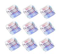 84pcs AB Crystal Cube Beads LONGWIN 8mm Vertical Hole Adabele Austrian Glass Square Shaped Pendants Beads Charms for DIY Project Earring, Necklaces, Bracelets, Jewelry Making