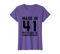 84th Birthday for Men Women Mom Dad Father Age 84 Year Old T-Shirt