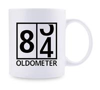 84th Birthday Gifts for Women - 1935 Birthday Gifts for Women, 84 Years Old Birthday Gifts Coffee Mug for Mom, Wife, Friend, Sister, Her, Colleague, Coworker, Oldometer Mug