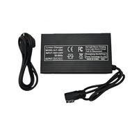 84V 6A Li-ion Battery Charger with Linko P-20 Male Plug | for 20S 72V Batteries, Aluminum Case, Smart Charging, 6A/10A Compatible, Safe & Durable